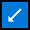 Down-Left Arrow emoji on Microsoft